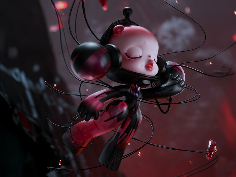 楽天市場】MEGA α SKULLPANDA 400% Red Crystal : POP MART JAPAN 楽天