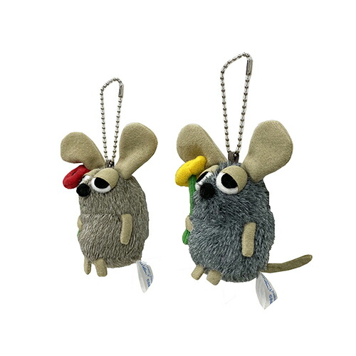 楽天市場】フレデリック ぬいぐるみ マスコット ボールチェーン BR GY