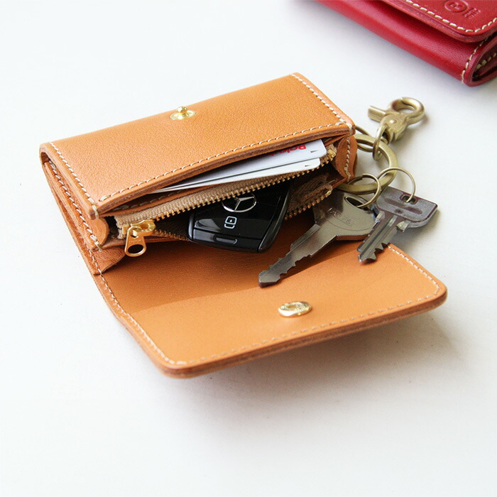 楽天市場】キーケース スマートキー カードも入る メンズ 本革 名入れ