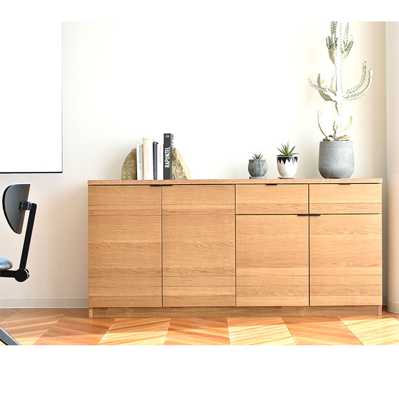 楽天市場】キャビネット サイドボード 木製 完成品 120cm 160cm