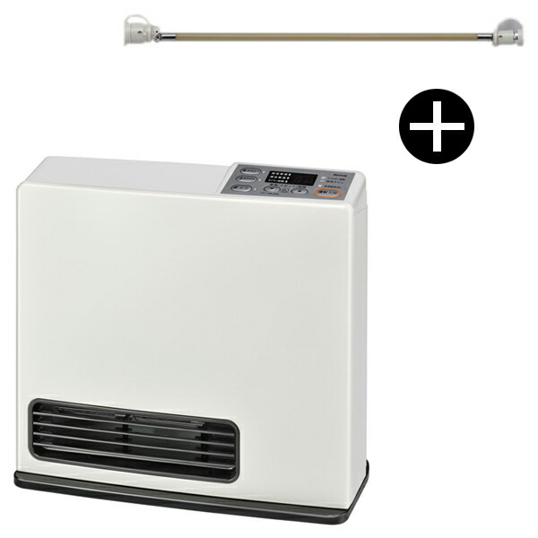 Rinnai 【都市ガス】ガスファンヒーター ホワイト 都市ガス ファン