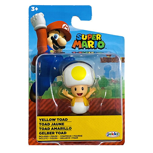 楽天市場】スーパーマリオ フィギュア 2.5”（A） キノピオ 17606c