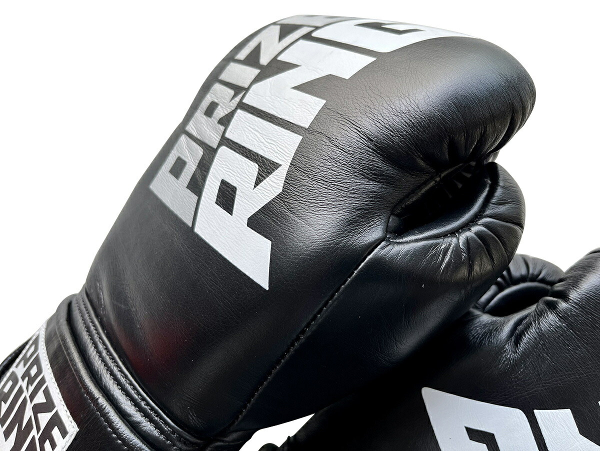 プライズリング ボクシンググローブ 本革製 10oz 黒银 Amazon.co.jp