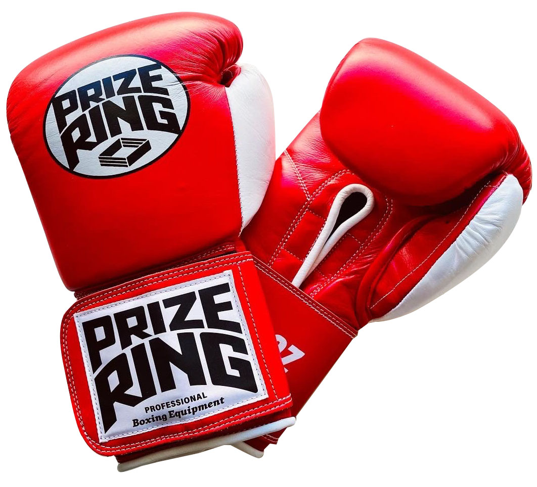 PRIZE RING ボクシンググローブ 12 oz レッド&ホワイト 楽天市場