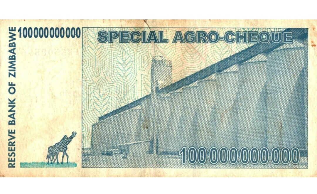 保証書付！！50兆ジンバブエドル 5枚 紙幣 外貨 コレクション J-1