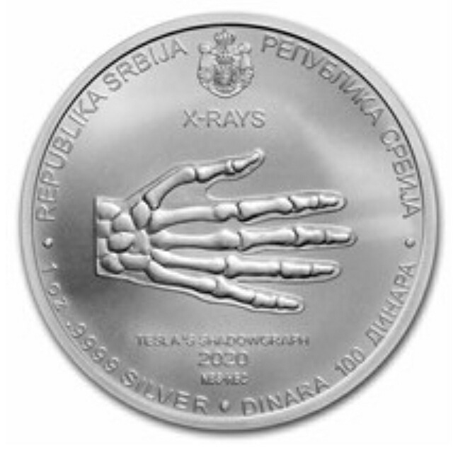 2023年 テスラ銀貨 プルーフver 宇宙の秘密 1オンス 1枚 2023年テスラ