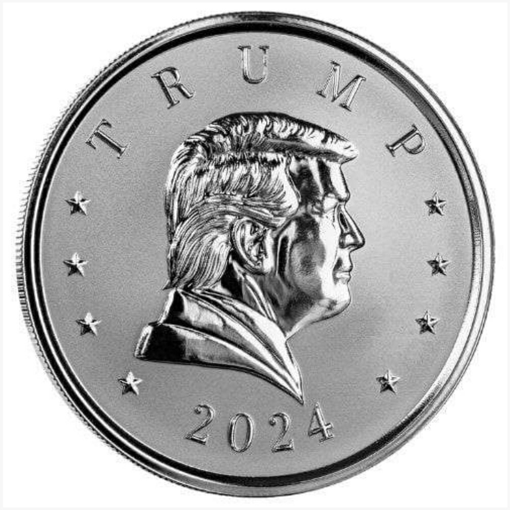 楽天市場】【純銀 99.99％】 純銀コイン 「 トランプ大統領 勲章」 1