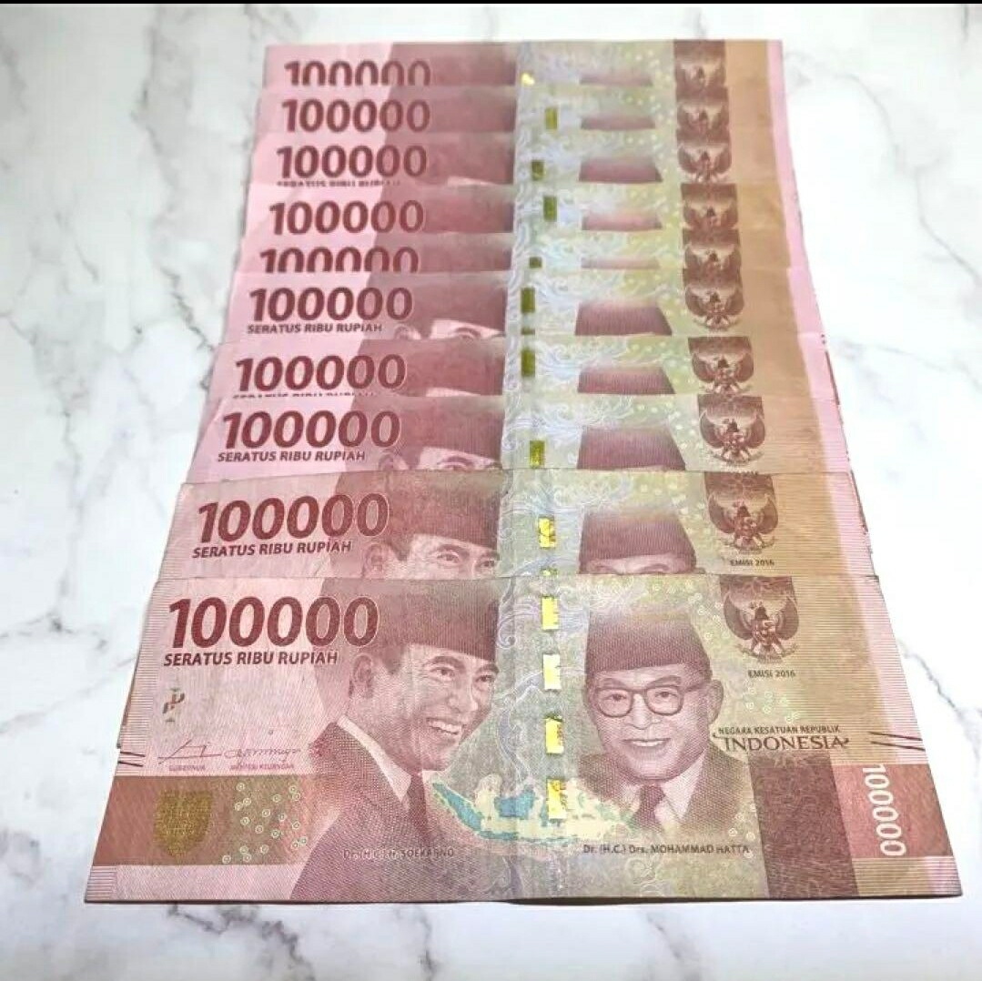 最新紙幣インドネシアルピア 10万ルピア紙幣10枚 楽天市場】【品質保証