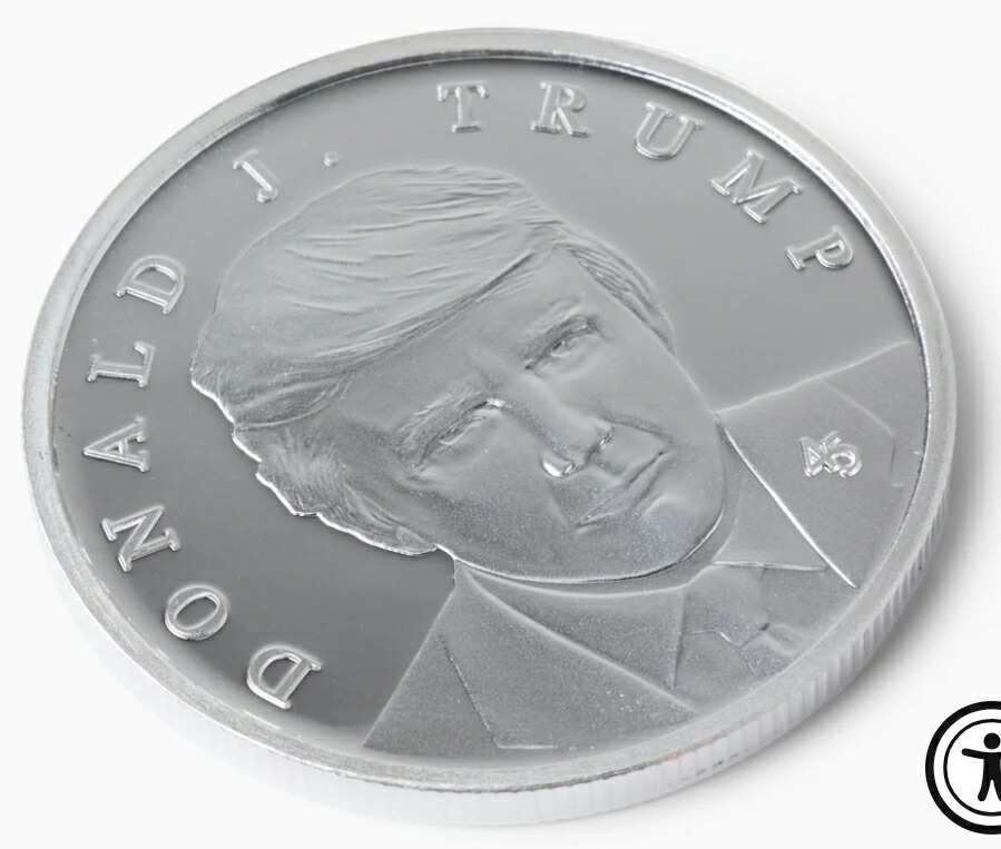 楽天市場】【公式】 純銀99.9％ トランプ大統領 シルバーコイン 純銀