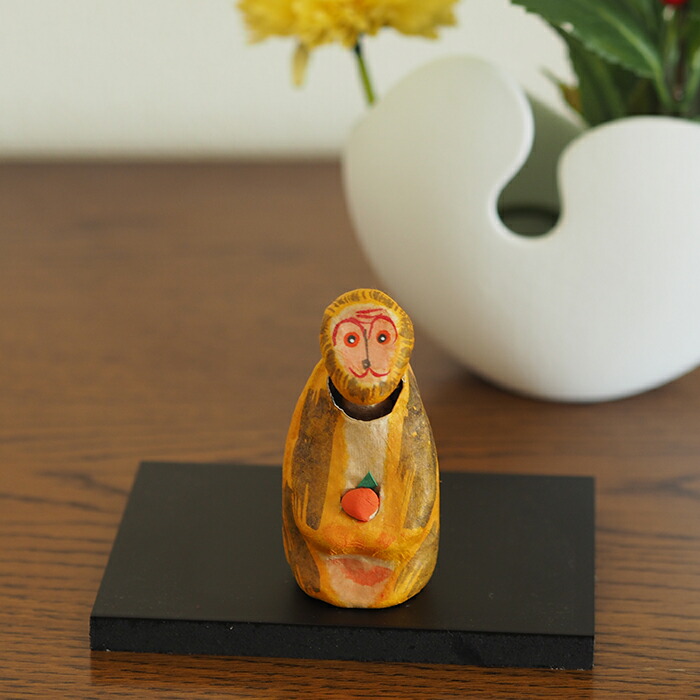 楽天市場】高橋はしめ工房 首振り仙台張子 干支シリーズ 申（さる