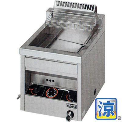 楽天市場】マルゼン 涼厨ガスフライヤー 卓上型 MGF-C12TJ W400・D500