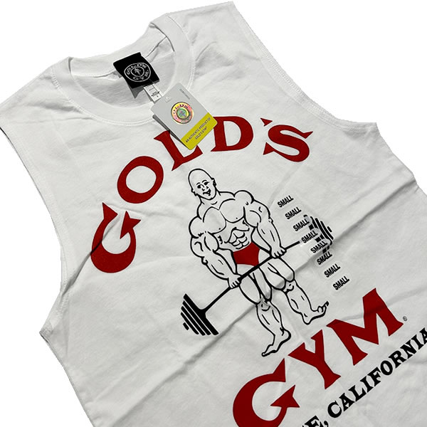 ベニス限定ゴールドジム タンクトップ M 赤 ベニス限定ゴールドジム
