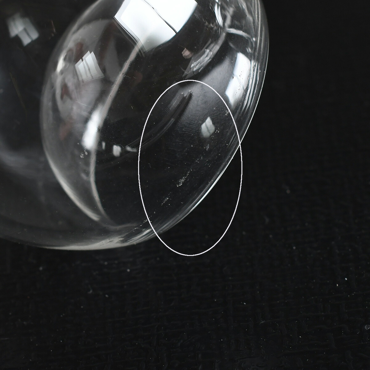 Y2679-2 大正ガラス 深鉢型マーブル渦文 氷コップ 和硝子 ＃6 Y2679-2