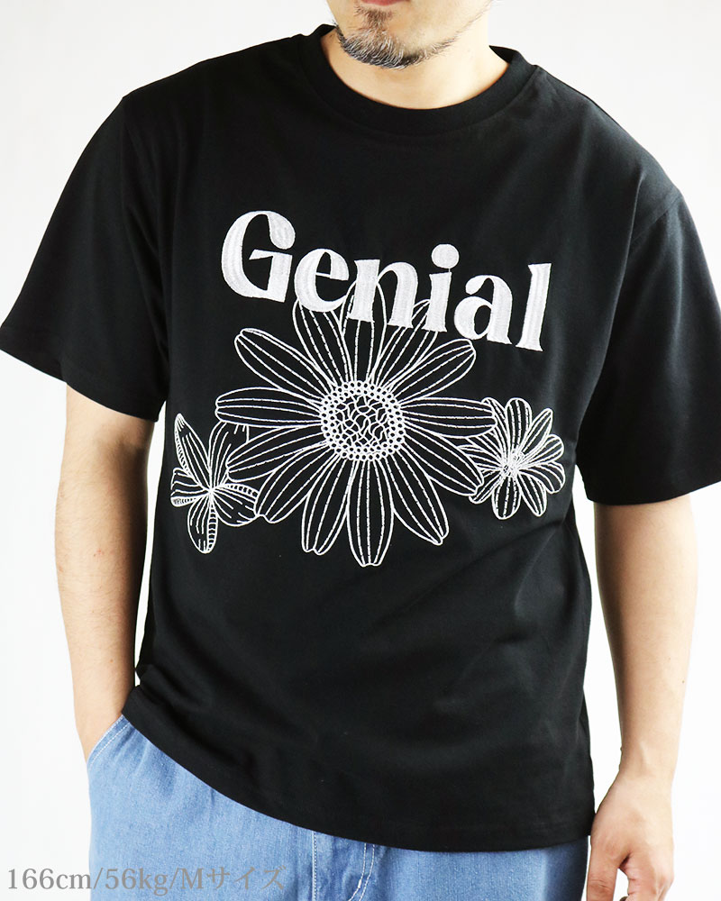OKAMOTO'S Flowers Black Big Tシャツ 新品 M OKAMOTO'S Flowers Black