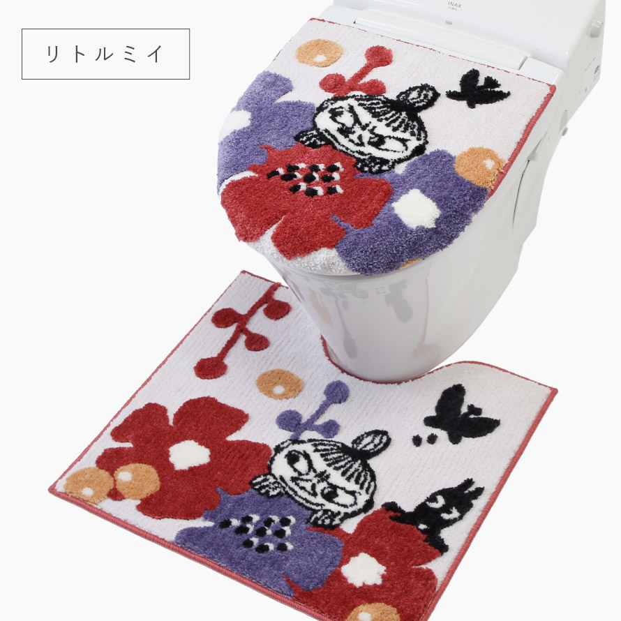 楽天市場】ムーミン トイレ マット トイレマット セット リトルミイ
