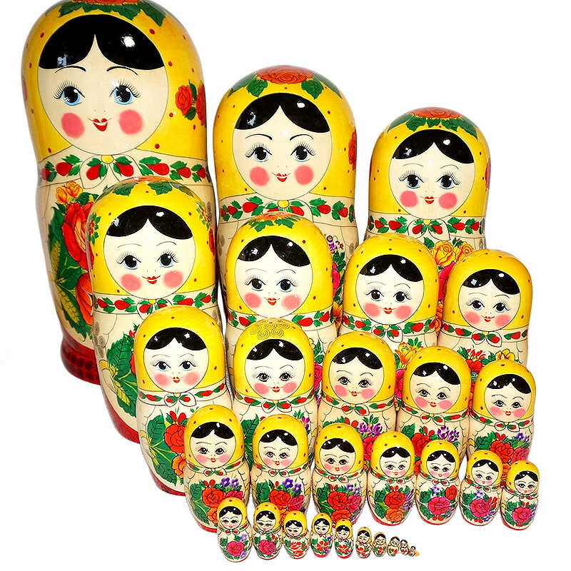 楽天市場】超ビッグサイズ！！！ロシヤーノチカ 30個組 49cm