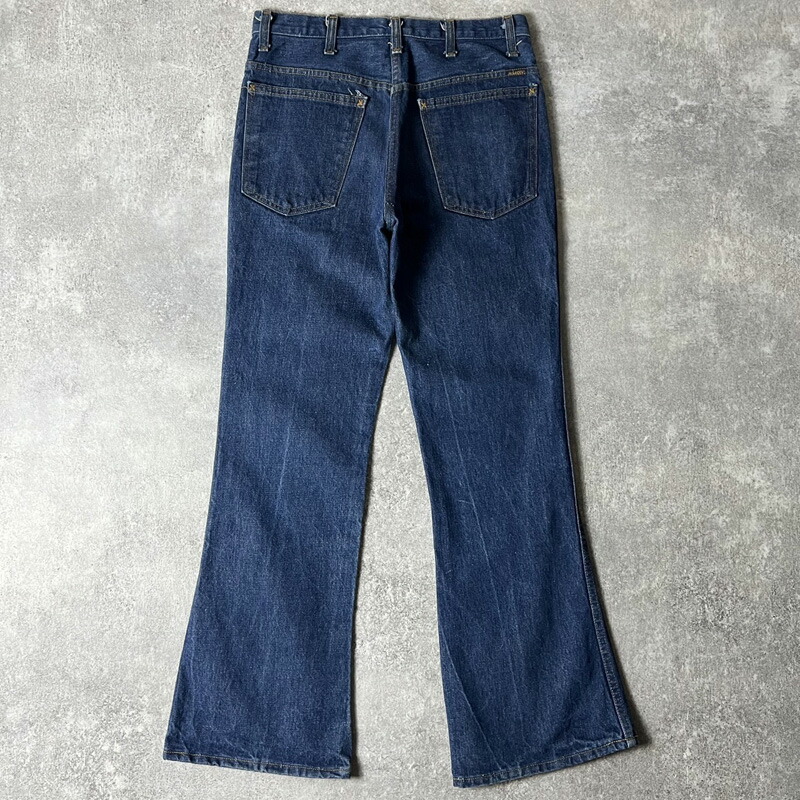 楽天市場】濃紺 70s Mr.Leggs フレア デニム パンツ 32 / 70年代