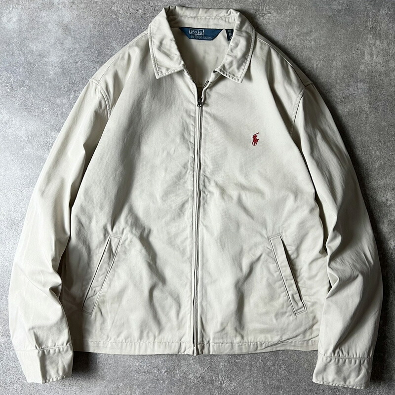 楽天市場】90s POLO RALPH LAUREN コットン スイングトップ ジャケット