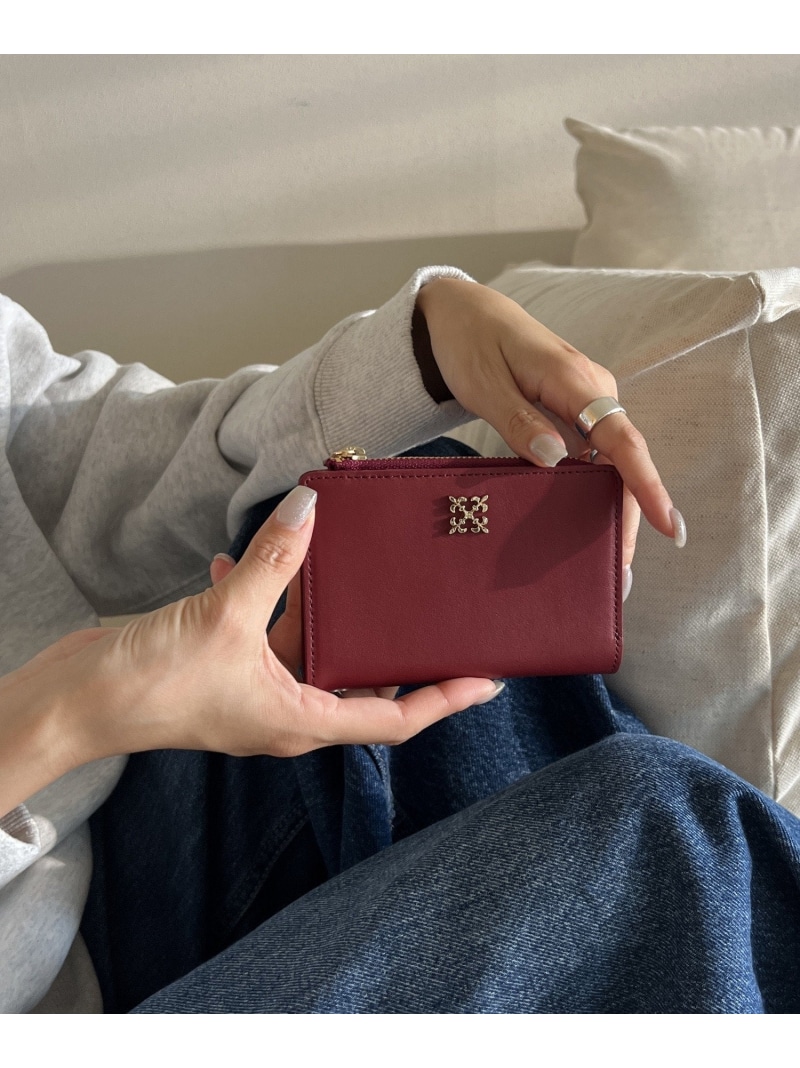 楽天市場】ミニモノグラムプレートハーフウォレット russet ラシット