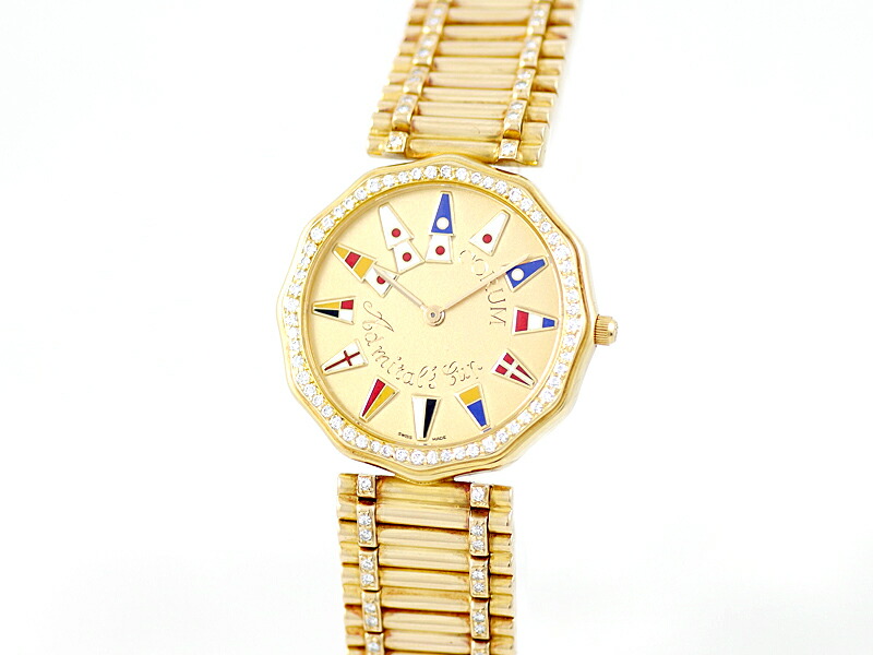 コルム☆ダイヤ入り18金☆ペンダントトップ CORUMペンダント