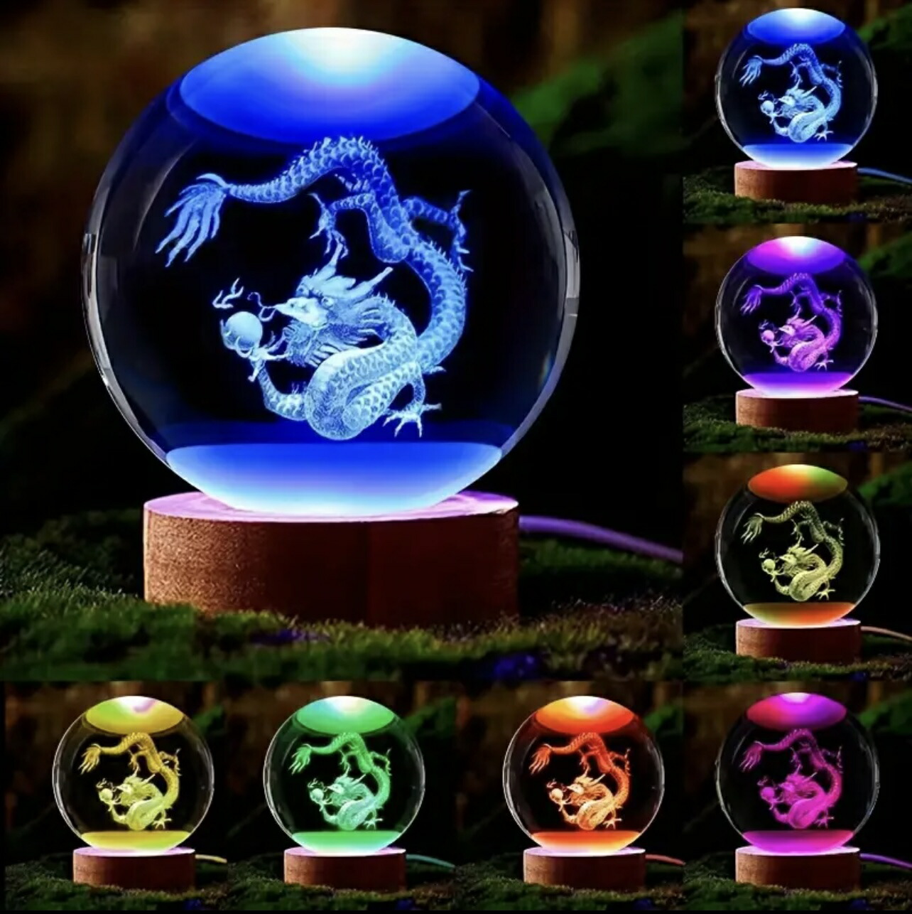 楽天市場】開運干支 【クリスタル製 3Dレーザー彫刻 ドラゴンボール