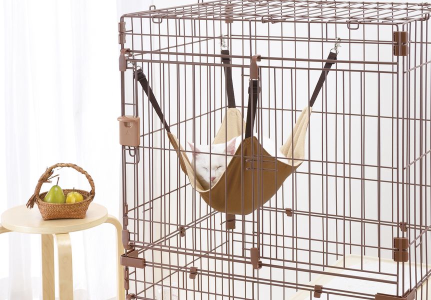 楽天市場】リッチェル リラックス キャットサークル S 2段 ブラウン 猫