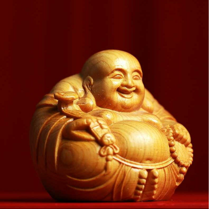 布袋様 大型 照雲 仏像 真鍮製 置物 ミ1034 布袋様 大型 照雲 仏像