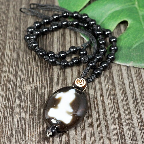 楽天市場】【一点物】チベット密教 至純天珠 双観音天珠＆水蓮花天珠