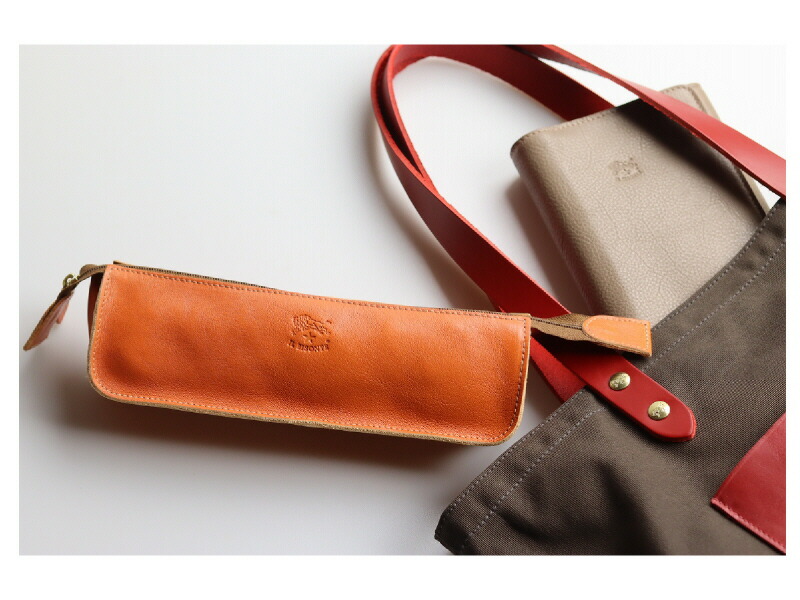 楽天市場】（ IL BISONTE イルビゾンテ ）（ ペンケース 筆箱 レザー