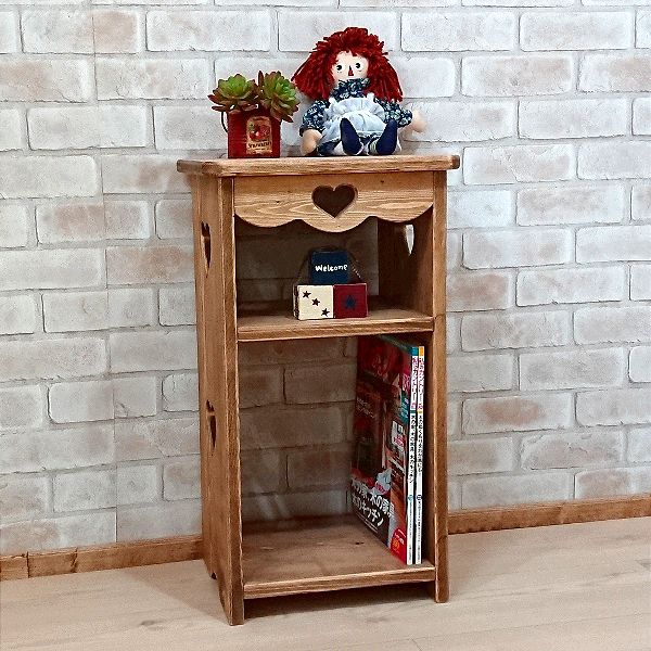 傷あり ウッド 木製 パーテーンション カントリー家具 ハート 仕切り