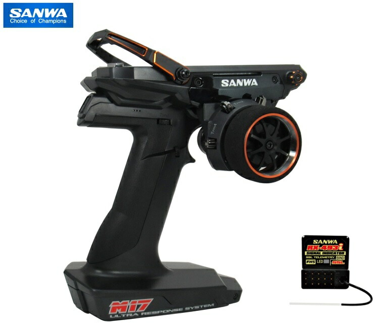 SANWA M17 ラジコン送信機 受信機2個 11/3まで価格 SANWA M17 プロポ