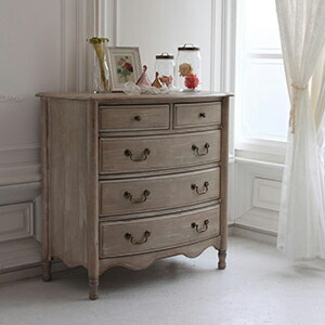 楽天市場】4段チェスト アンティークシャビーシックシリーズシシリー