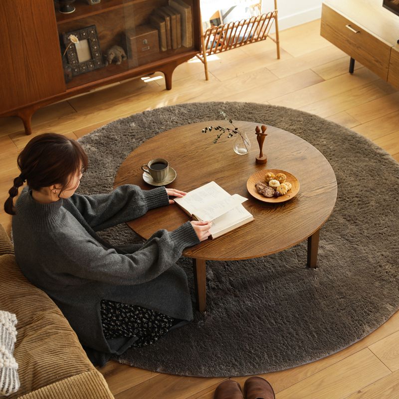 楽天市場】こたつテーブル FAM／BR ミッドブラウン 円形 90cm 北欧