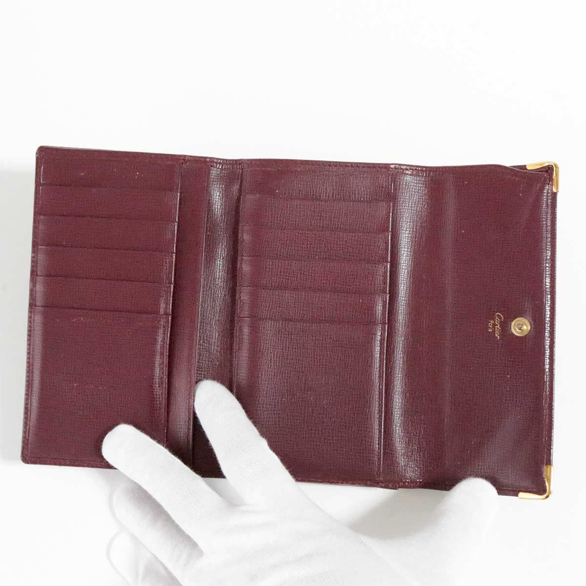 楽天市場】【中古】Cartier カルティエ マストライン 三つ折り財布