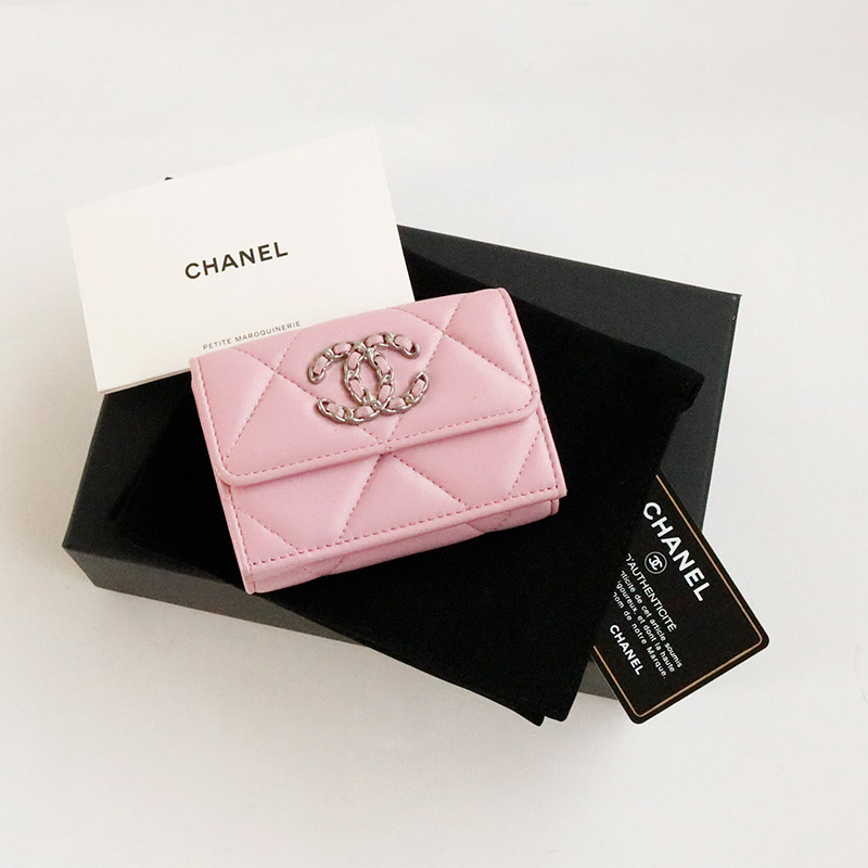 楽天市場】【中古】シャネル 財布 レディース 3つ折り財布 ピンク