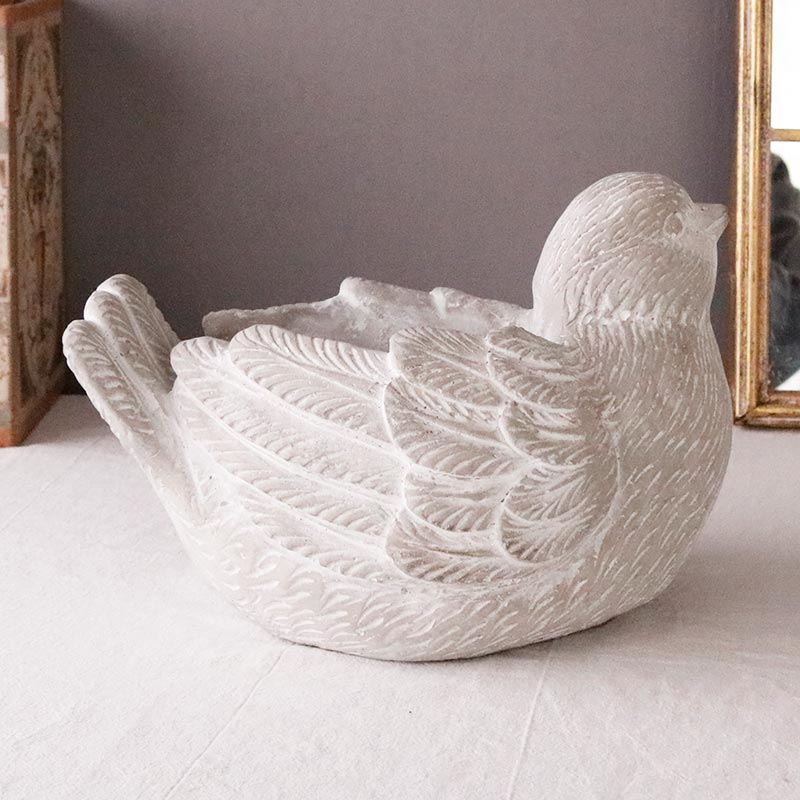 アンティーク 蛍 白鳥 手刺繍リネンドイリー ポワンドパリ 淡い