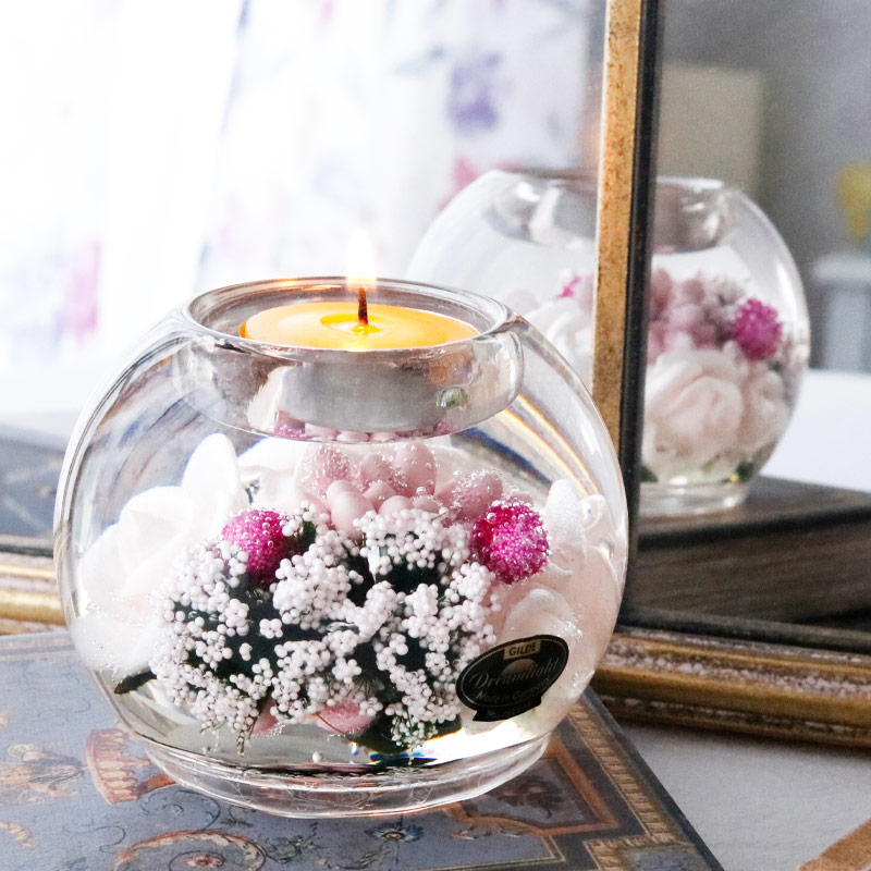 楽天市場】キャンドルホルダー ガラス インテリア ドリームライト