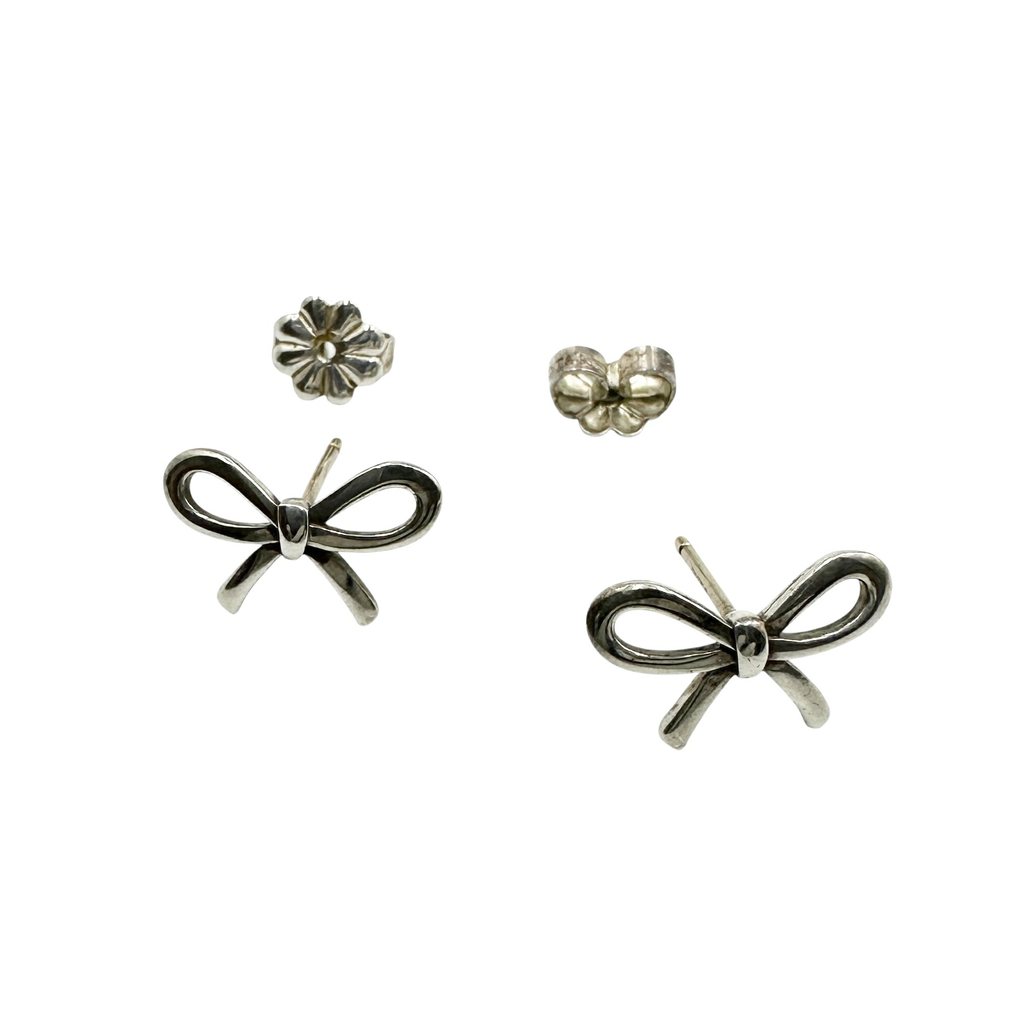 楽天市場】TIFFANY & Co. ティファニー リボンモチーフ ピアス SLV925