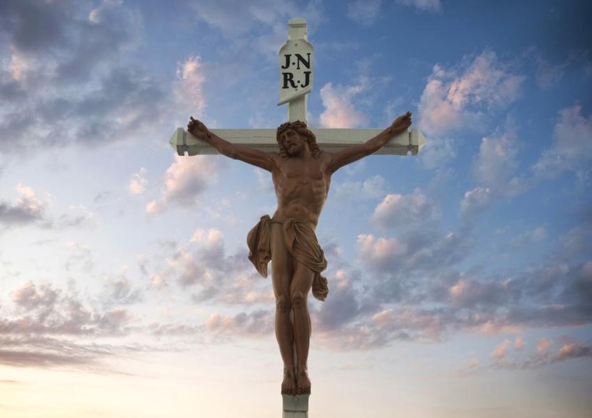 楽天市場】絵画風 壁紙ポスター (はがせるシール式) キリストの磔刑像