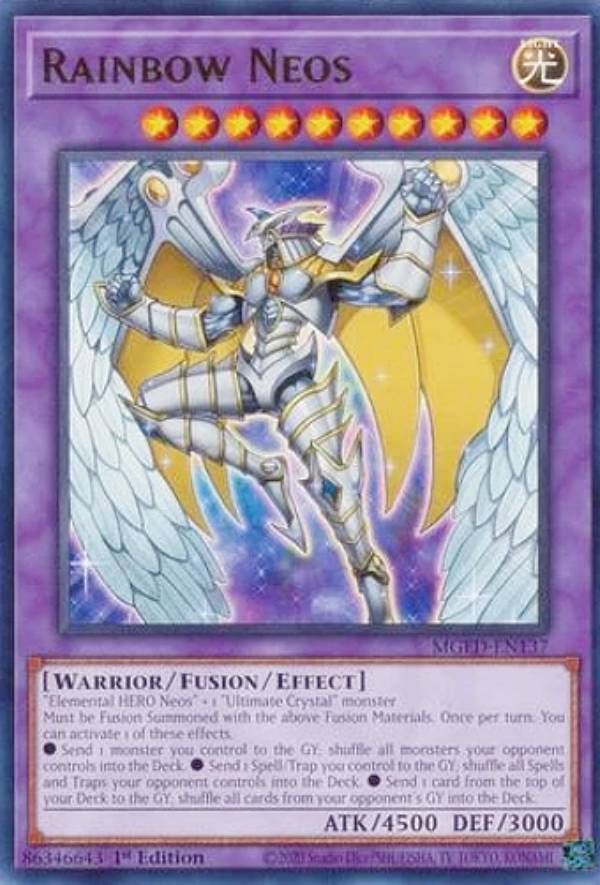 ◇【PSA10】遊戯王 レインボーネオス レリーフ 楽天市場】遊戯王 MGED