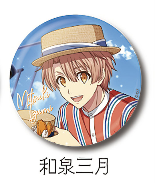 アイナナ アイドリッシュセブン 和泉三月 三月 ブラホワ 缶バッチ