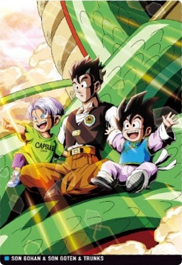 孫悟天 トランクス 孫悟飯 青年期 ゴテンクス パラレル セット LR