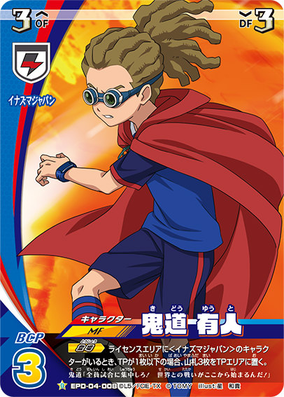 グッズ-スタンドポップ】イナズマイレブン アクリルスタンド/鬼道有人