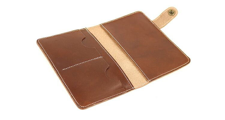 楽天市場】本革 二つ折りパスポートケース カード入れ 革 レザー