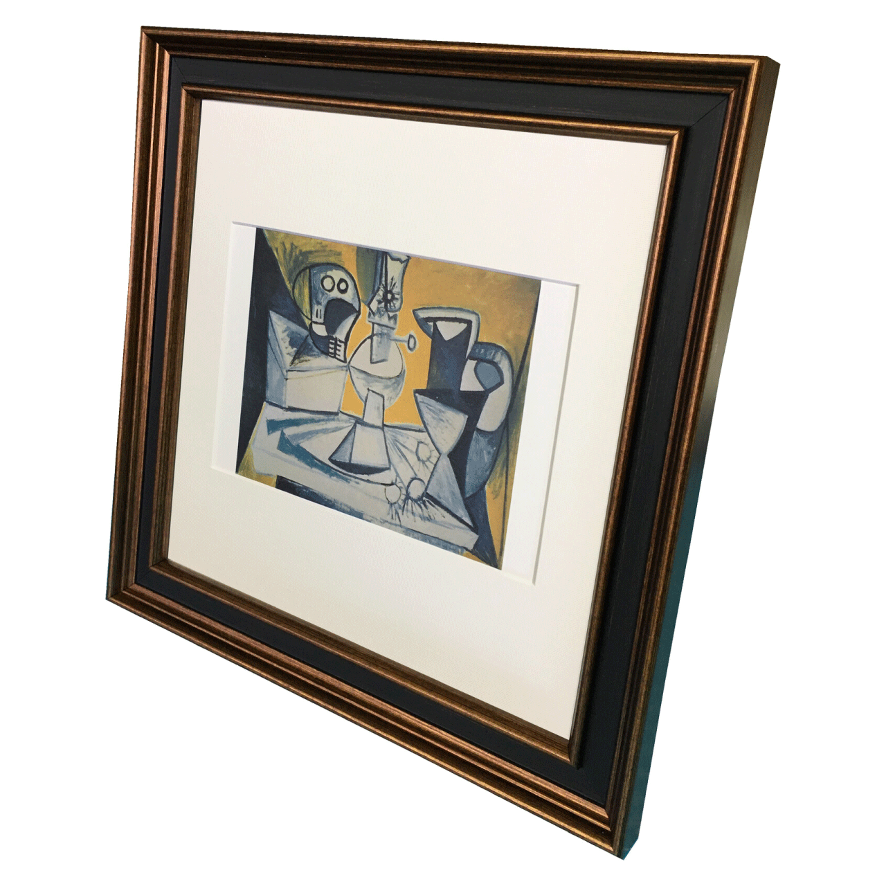 PICASSO 陶製人物画 フレーム付き PICASSO 陶製人物画 フレーム付き