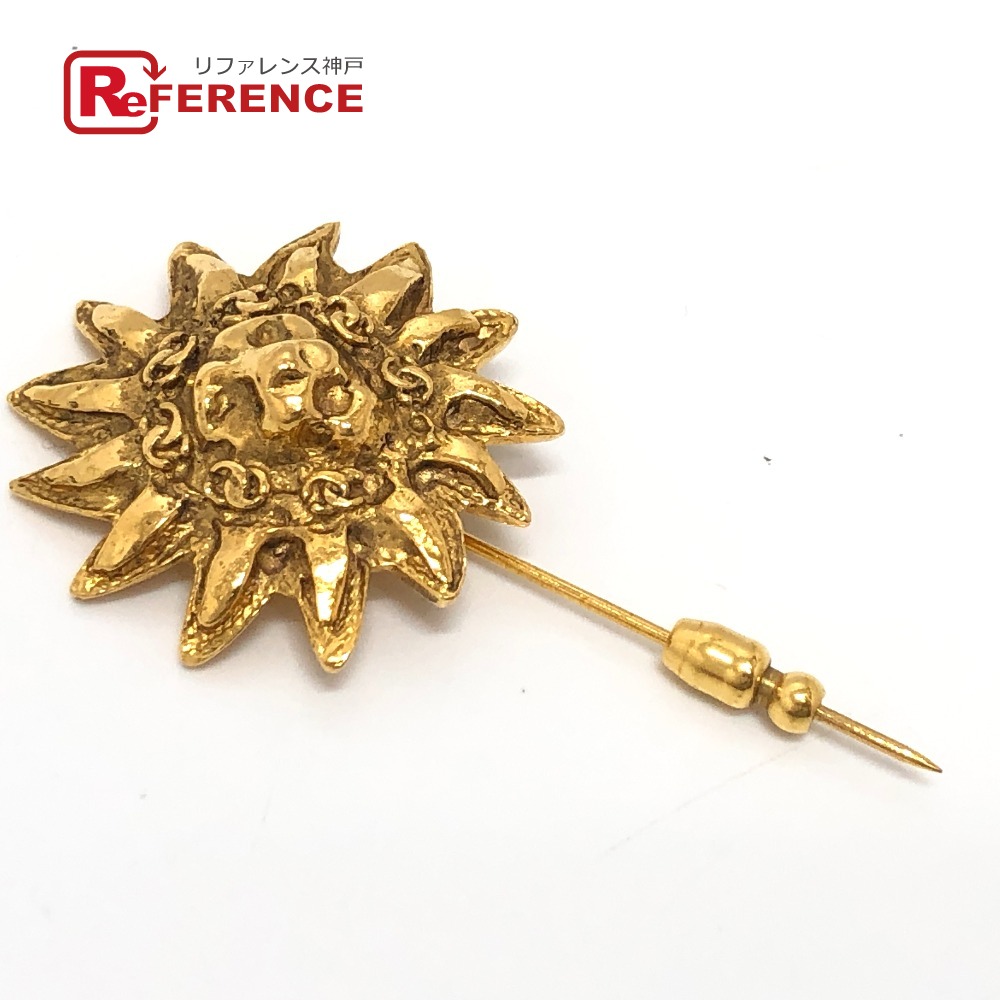 楽天市場】CHANEL シャネル ヴィンテージ ライオン ピンブローチ