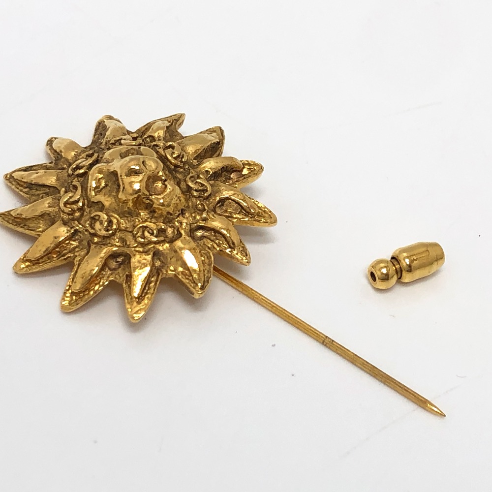 楽天市場】CHANEL シャネル ヴィンテージ ライオン ピンブローチ