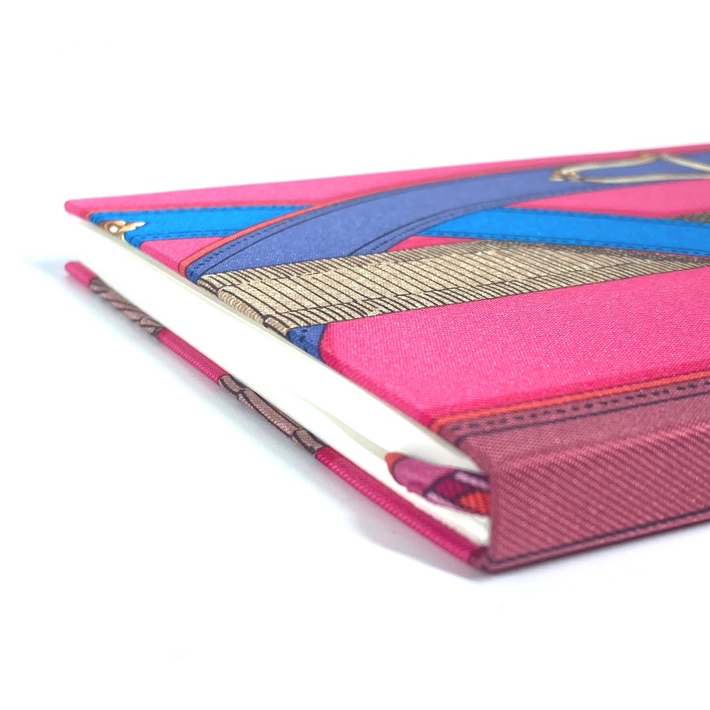 未使用！エルメス［ノート］シルク メモ帳 ブラジル 羽根柄 しおり