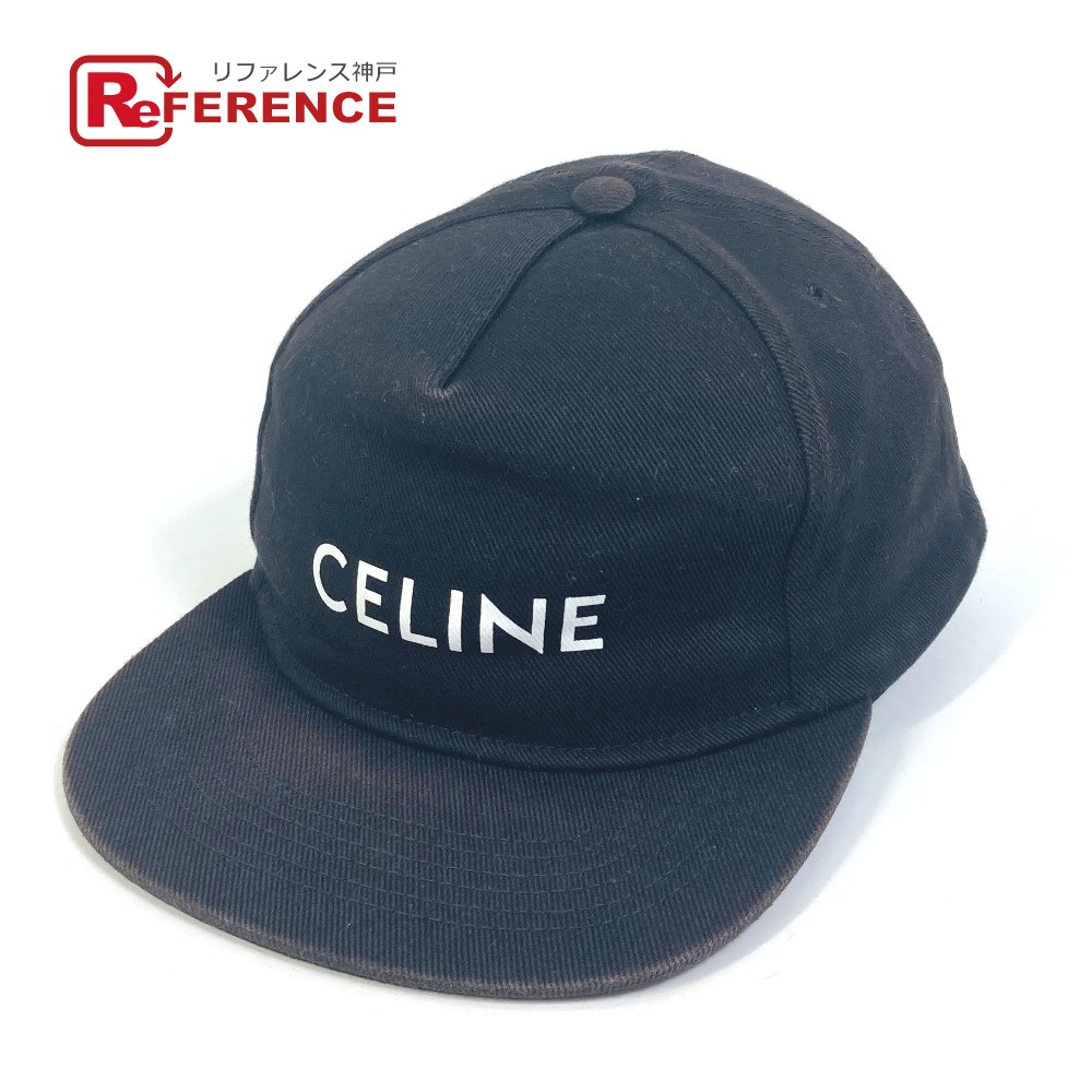CELINE キャップ ブラックM CELINE セリーヌ キャップ レディース
