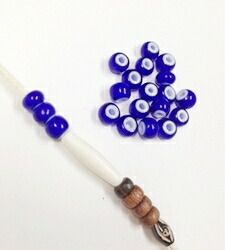 楽天市場】【青/ブルー7mm】 (7〜8mm) ホワイトハーツ/インディアン